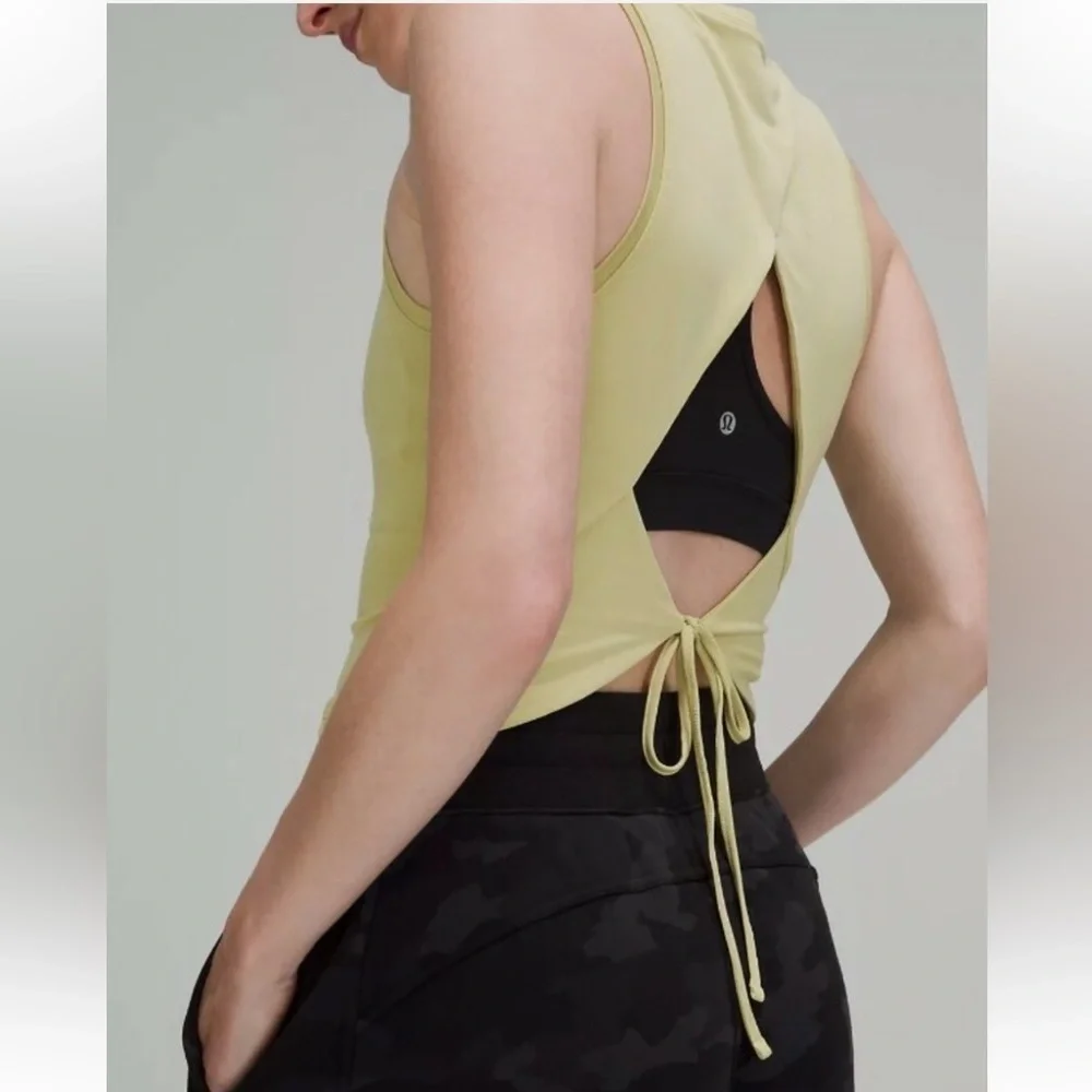 Lululemon Open Tie Back Tank top